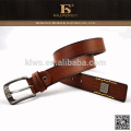 100% en cuir de vache utilisé aks wide genuine belt men